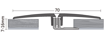 Aluminium DPS System connection profile dps 570 floor trim