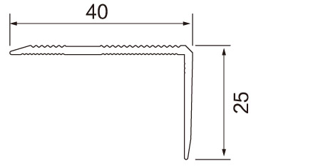 Aluminium Edge Profiles Stair Nosings