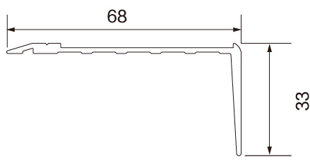 Aluminium Edge Profiles Stair Nosings