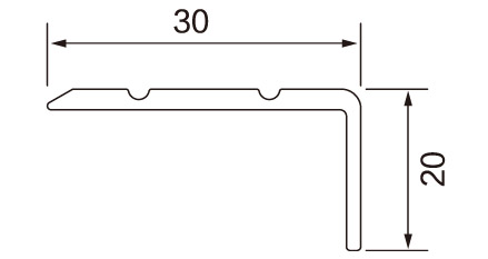 Aluminium Edge Profiles Stair Nosings