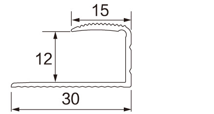 Aluminium U profile