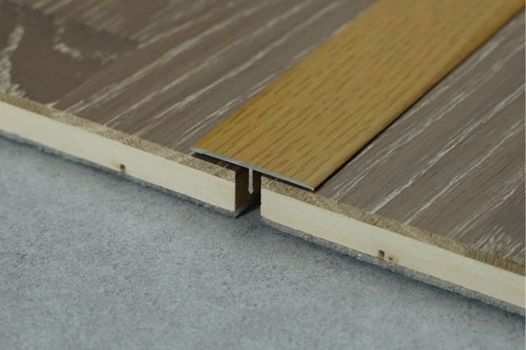 Aluminium T Covers Floor Dividing Strip Profile For Tile And Laminate 